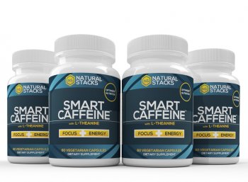 Smart Caffeine with L-Theanine 4-pack